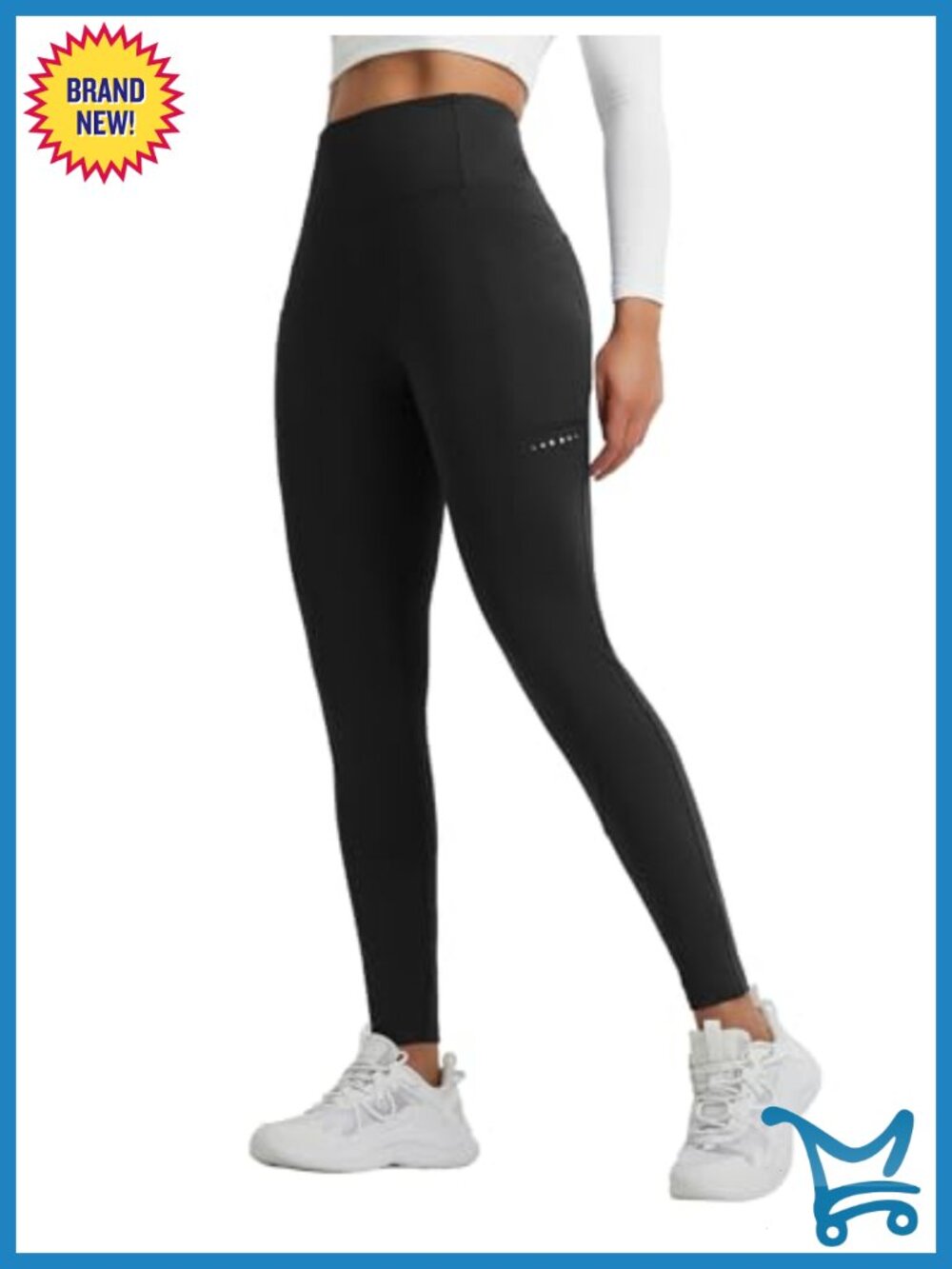 Fleece Lined Thermal High Waisted Leggings Tummy Control Winter